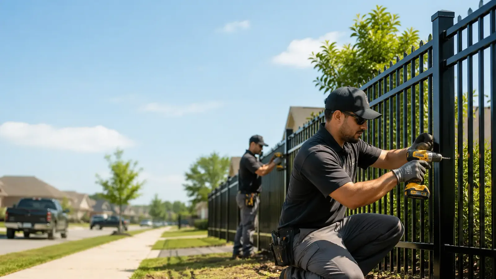 Metal Fence Installation in Farmington, IA